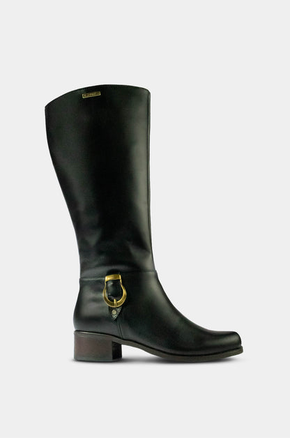 BOTAS PARA MUJER ZAIRA CUERO NEGRO SANTORINI - vista principal