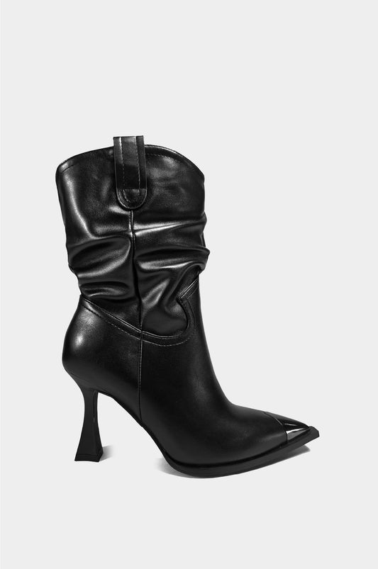 BOTAS PARA MUJER ZURA NEGRO SANTORINI - vista principal