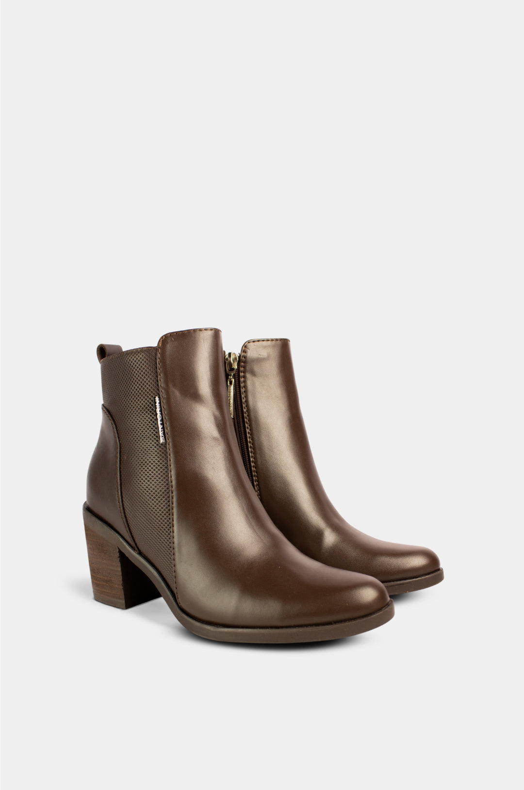 BOTINES PARA MUJER AMANDA CAFE SANTORINI - vista 2