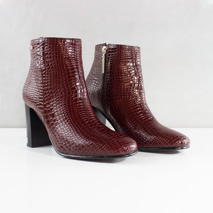 BOTINES PARA MUJER AMBER VINOTINTO SANTORINI - vista 3