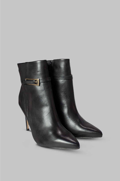 BOTINES PARA MUJER BETINA CUERO NEGRO BOTTERO - vista 2