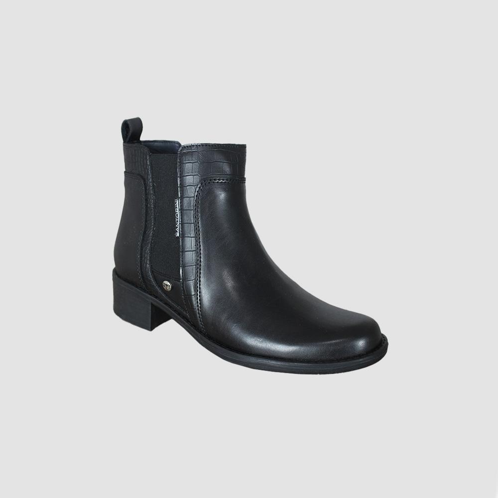 BOTINES PARA MUJER BOLONIA NEGRO SANTORINI - vista 2