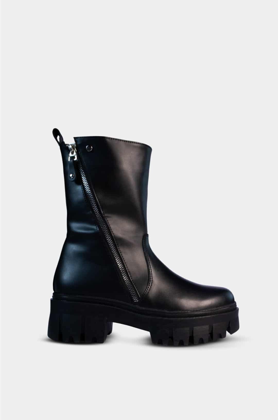 BOTINES PARA MUJER CARMESI NEGRO SANTORINI - vista principal