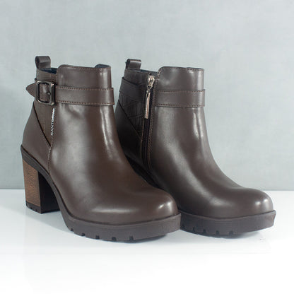 BOTINES PARA MUJER CUARZO CAFE SANTORINI - vista 3