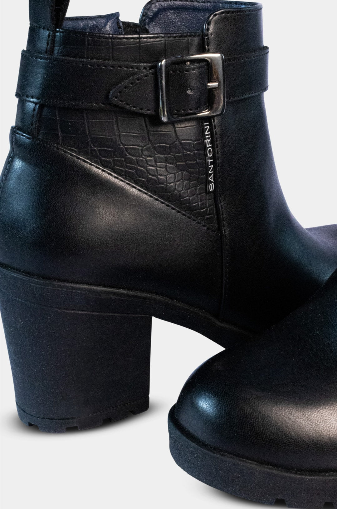 BOTINES PARA MUJER CUARZO NEGRO SANTORINI - vista 3