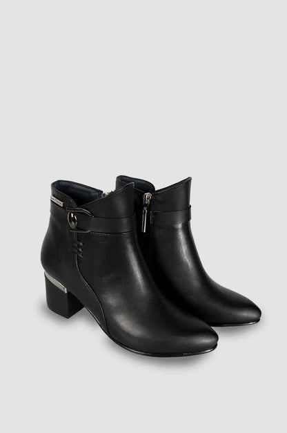 BOTINES PARA MUJER DIVA NEGRO SANTORINI - vista 2