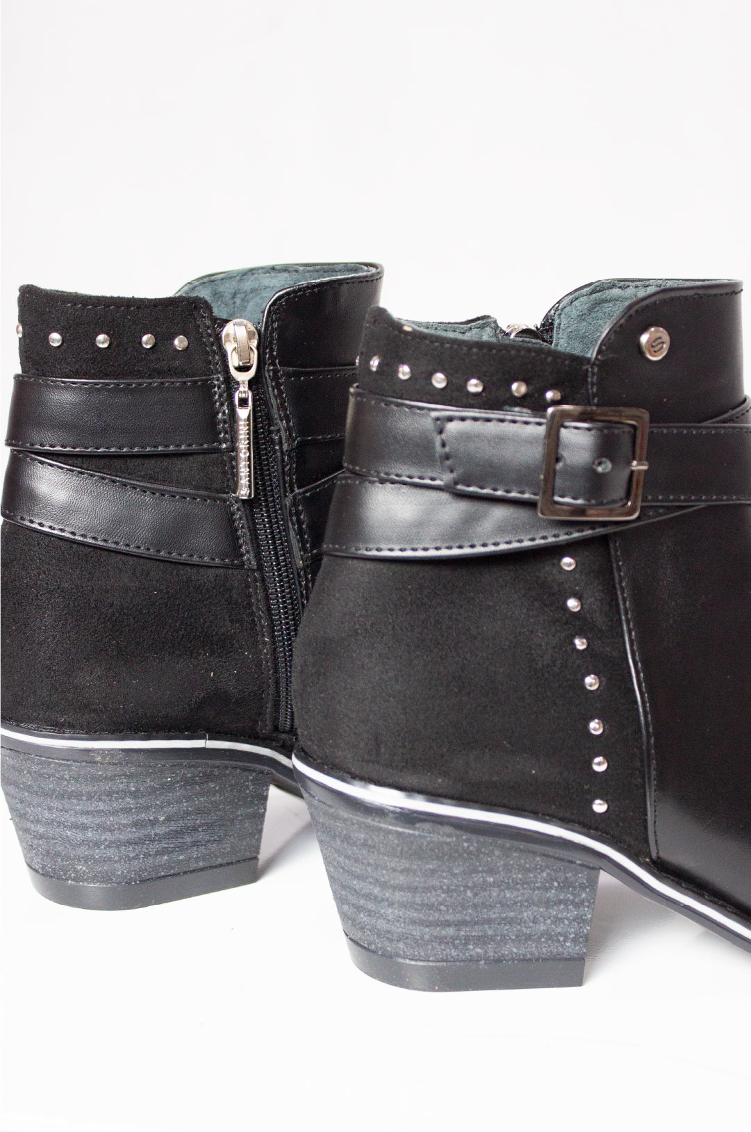 BOTINES PARA MUJER ESTELAR NEGRO SANTORINI - vista 3