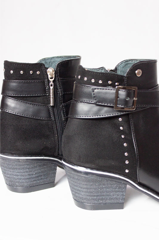 BOTINES PARA MUJER ESTELAR NEGRO SANTORINI - vista 3