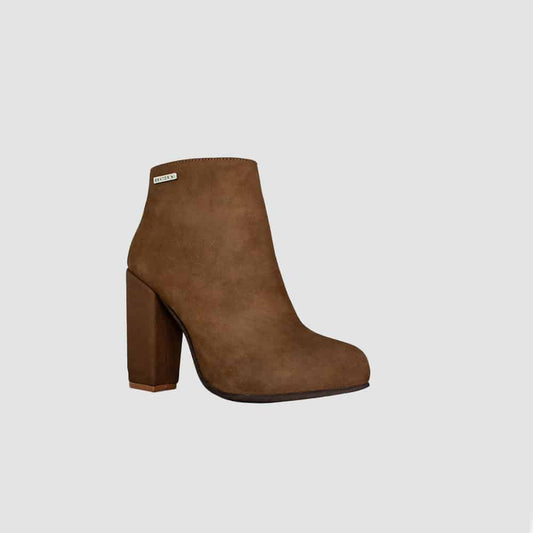BOTINES PARA MUJER FARISA CUERO MIEL SANTORINI - vista 2