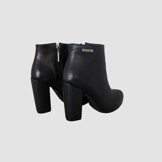 BOTINES PARA MUJER FARISA CUERO NEGRO SANTORINI - vista 4