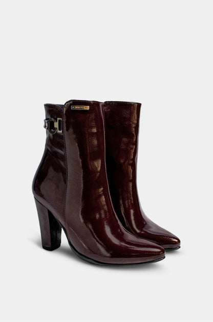 BOTINES PARA MUJER GALA VINOTINTO SANTORINI - vista 45 grados