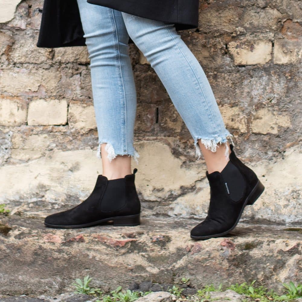 BOTINES PARA MUJER IVY NEGRO SANTORINI - vista 3