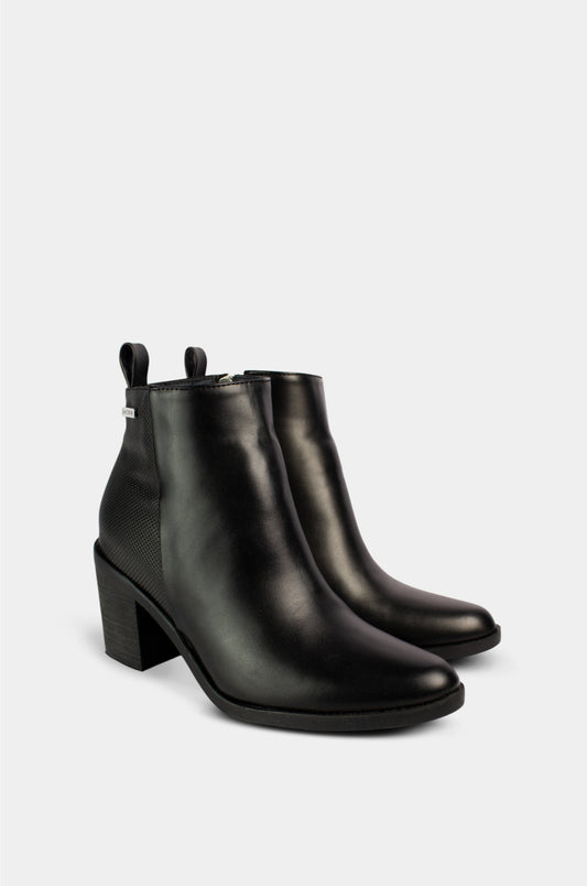 BOTINES PARA MUJER LANA NEGRO SANTORINI - vista 2