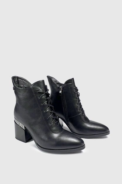 BOTINES PARA MUJER LORA NEGRO SANTORINI - vista 2