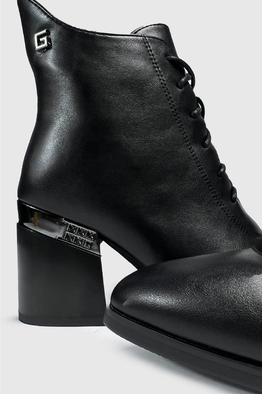 BOTINES PARA MUJER LORA NEGRO SANTORINI - vista 3