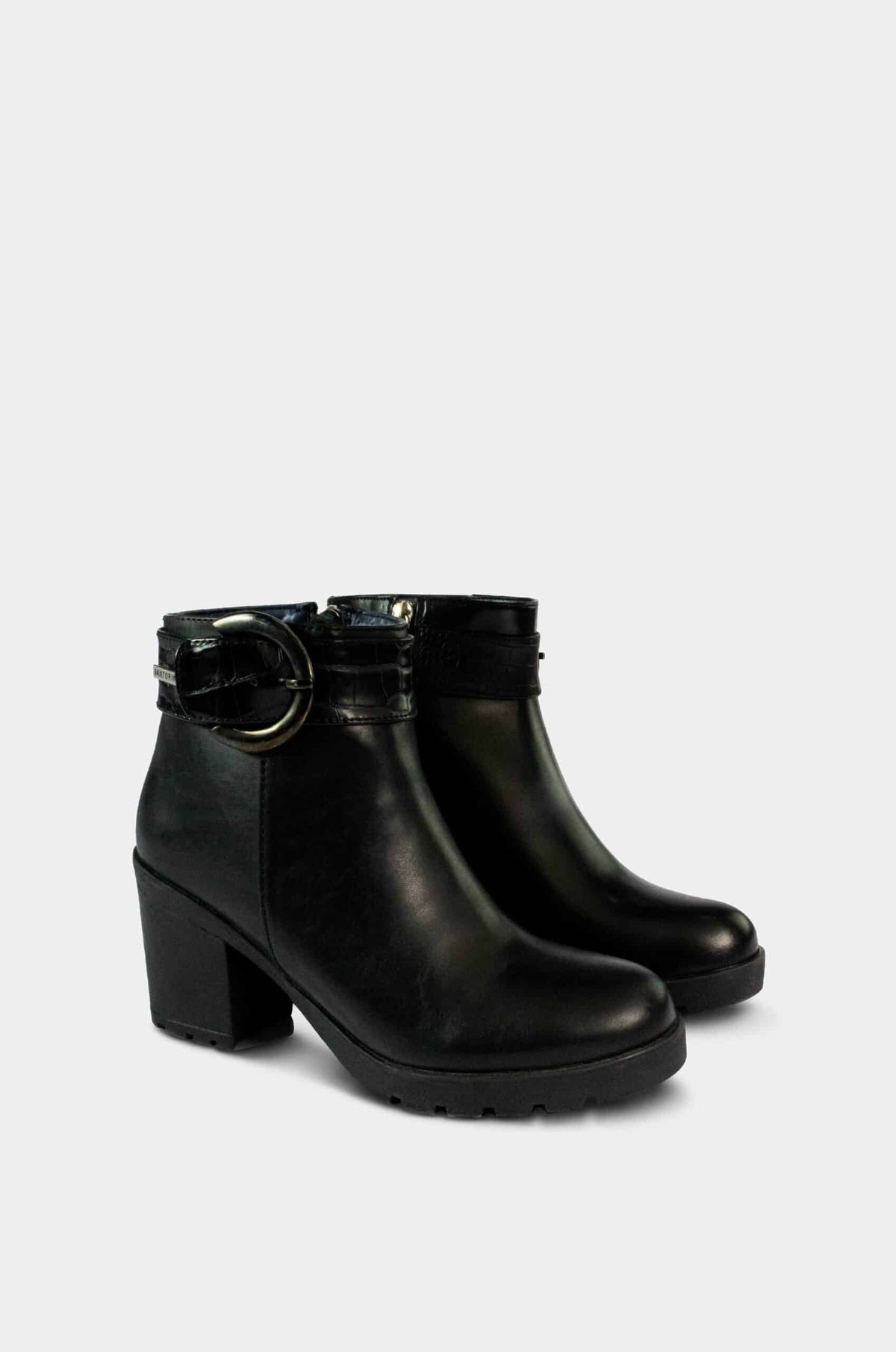 BOTINES PARA MUJER MADDIE NEGRO SANTORINI - vista 2
