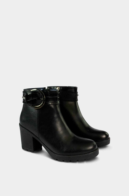 BOTINES PARA MUJER MADDIE NEGRO SANTORINI - vista 2