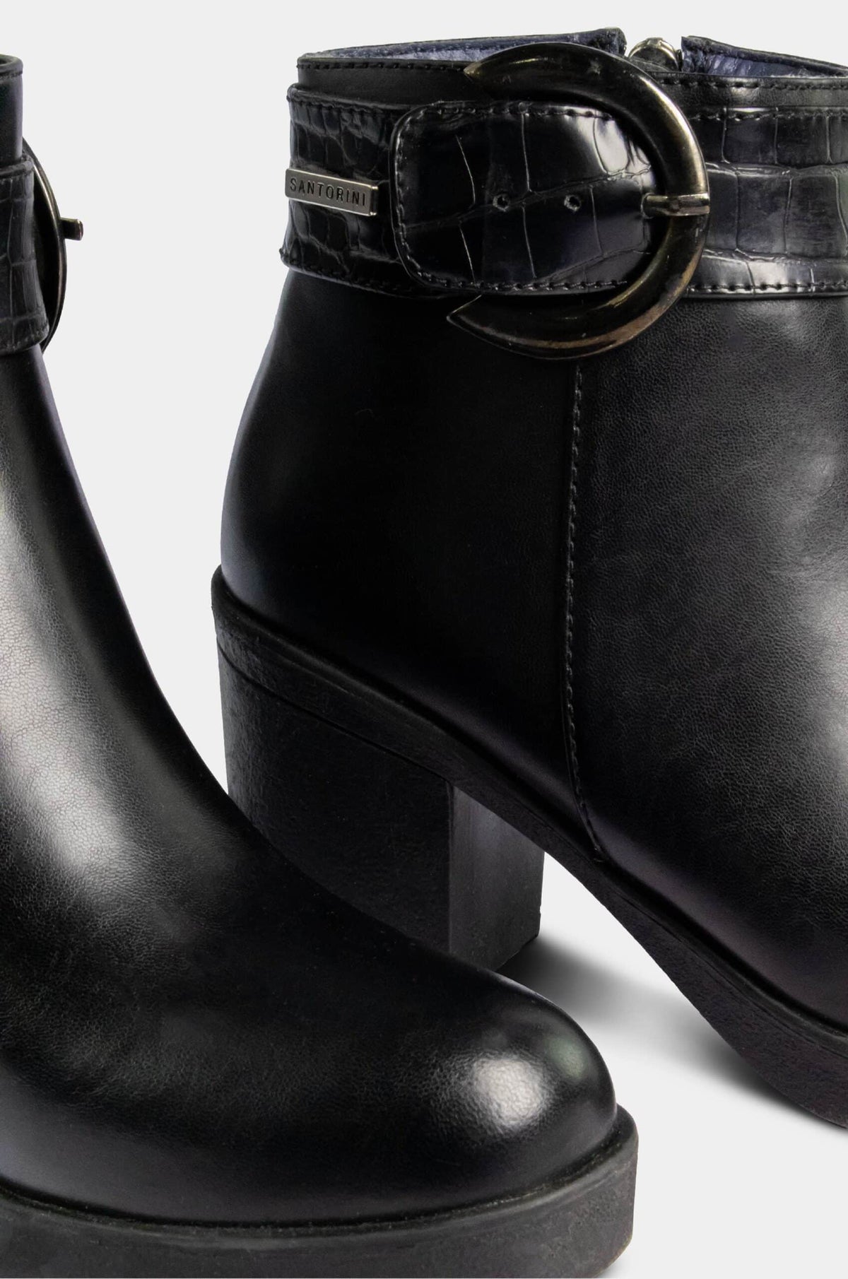 BOTINES PARA MUJER MADDIE NEGRO SANTORINI - vista 3