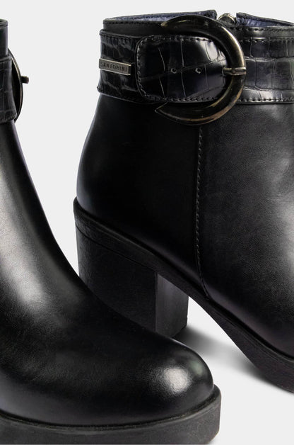 BOTINES PARA MUJER MADDIE NEGRO SANTORINI - vista 3
