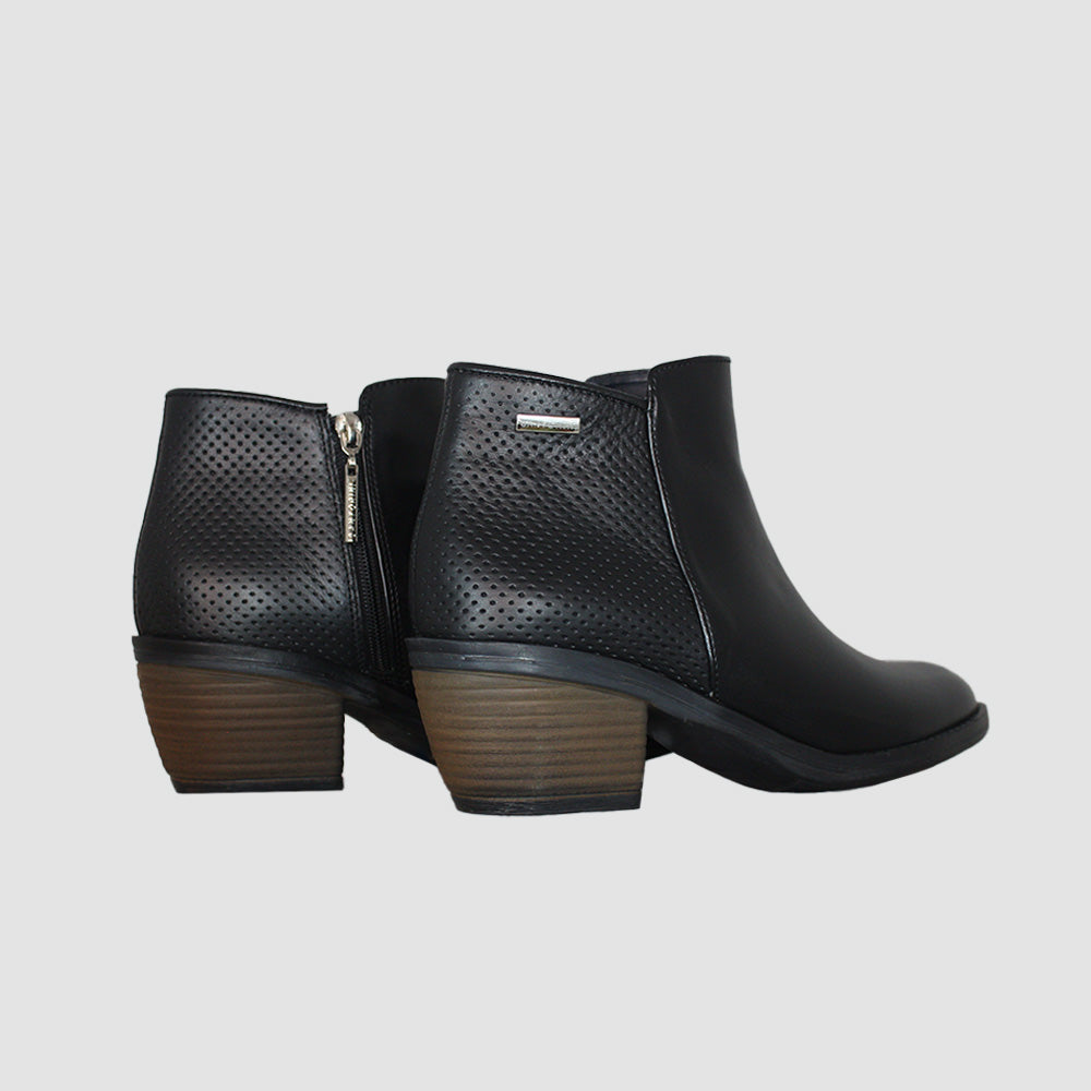 BOTINES PARA MUJER MALE NEGRO SANTORINI - vista 4