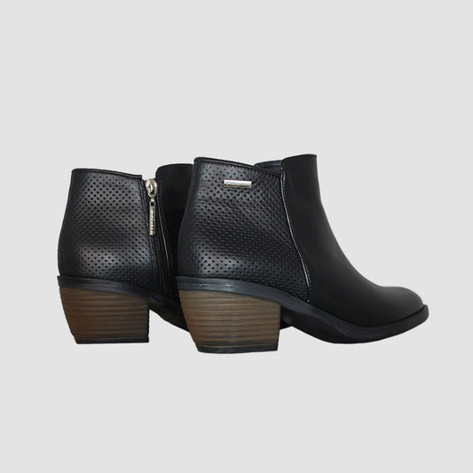 BOTINES PARA MUJER MALE NEGRO SANTORINI - vista 4