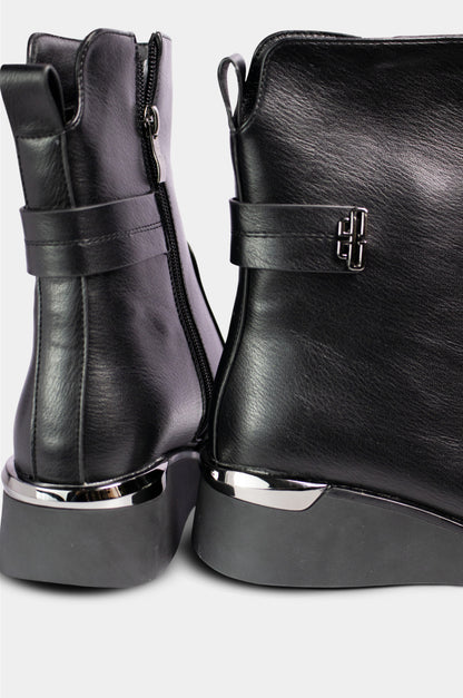 BOTINES PARA MUJER OBSIDIANA NEGRO SANTORINI - vista 3
