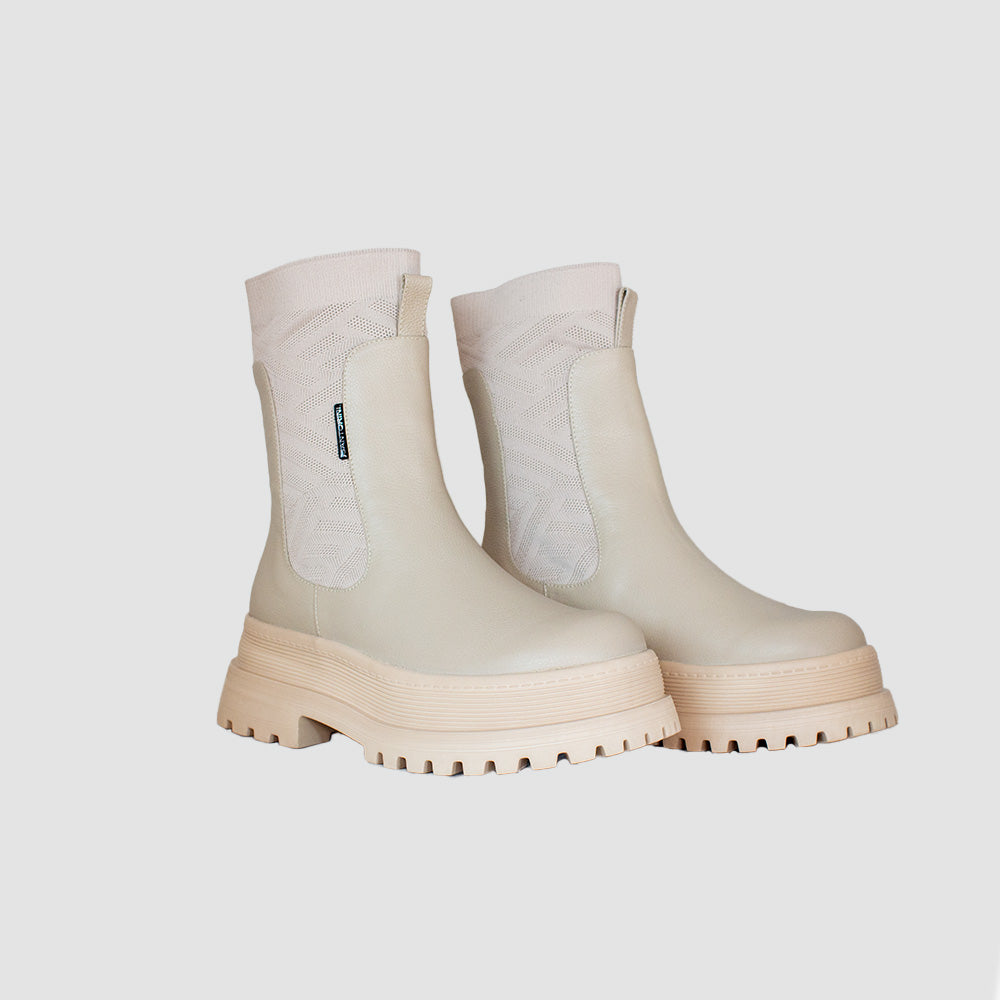 BOTINES PARA MUJER PRANA BEIGE SANTORINI - vista 3
