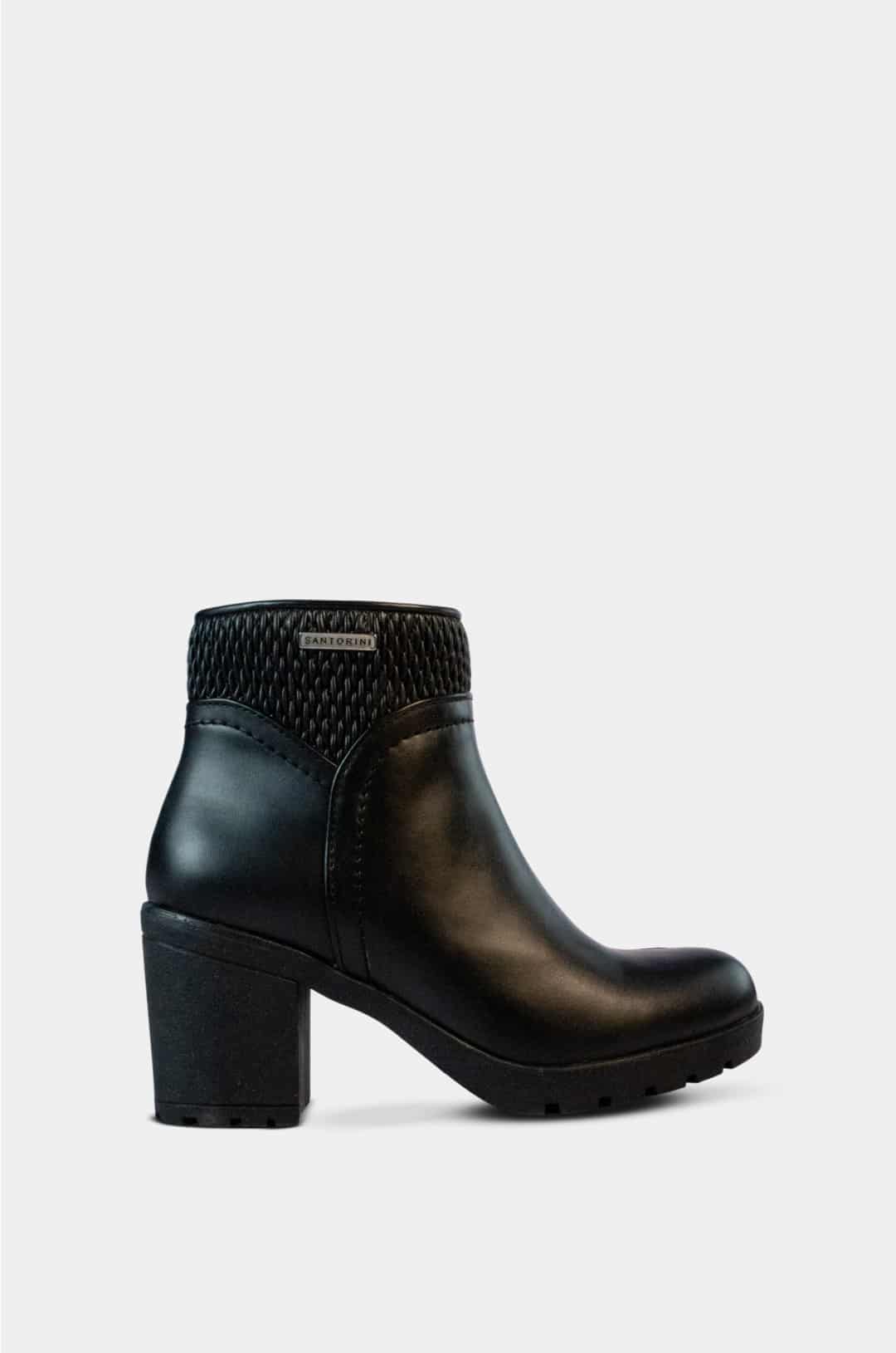 BOTINES PARA MUJER PRETO NEGRO SANTORINI - vista principal