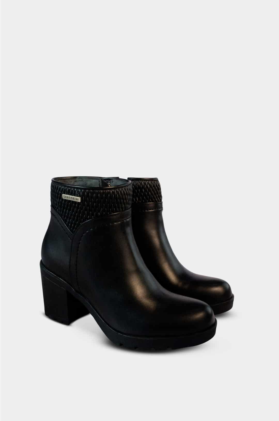 BOTINES PARA MUJER PRETO NEGRO SANTORINI - vista 2