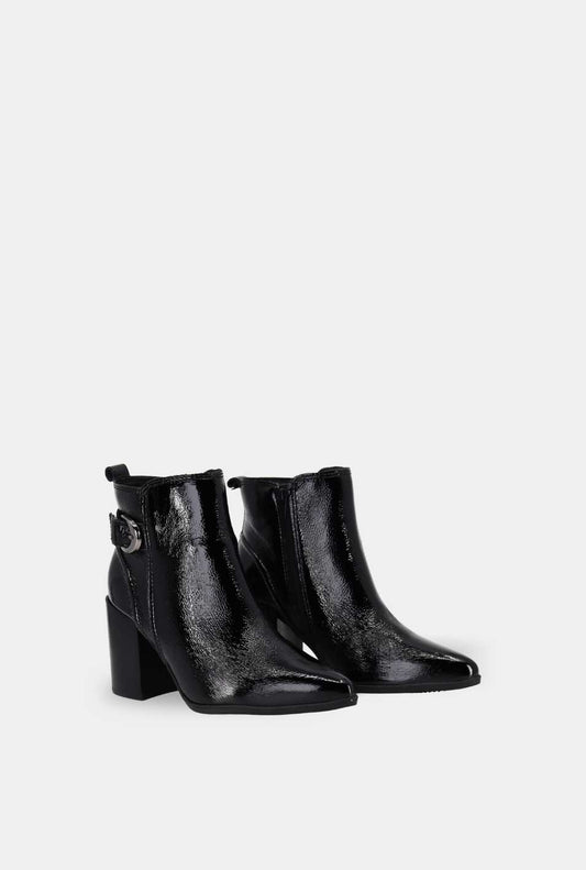 BOTINES PARA MUJER RAFAELA CUERO NEGRO BOTTERO - vista 2