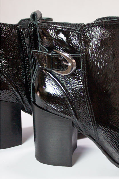 BOTINES PARA MUJER RAFAELA CUERO NEGRO BOTTERO - vista 3