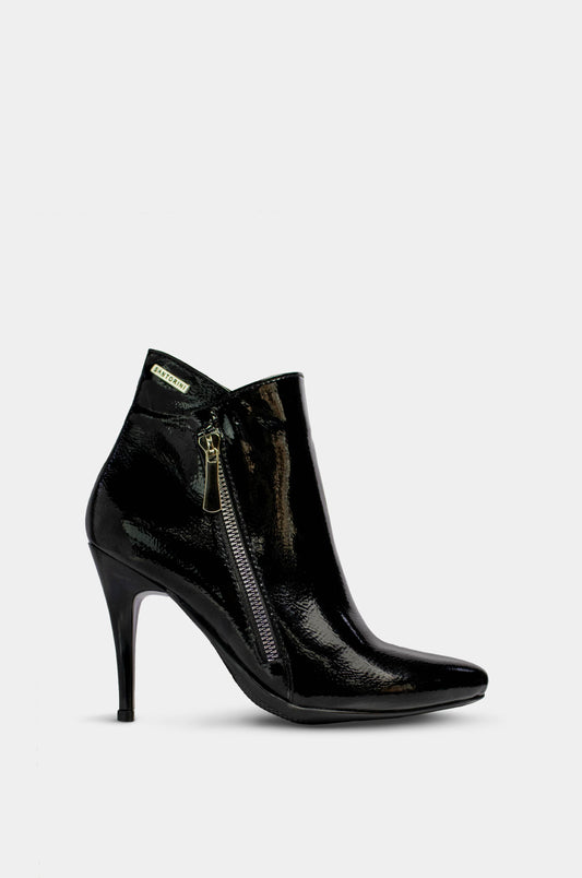 BOTINES PARA MUJER REALEZA NEGRO SANTORINI - vista lateral