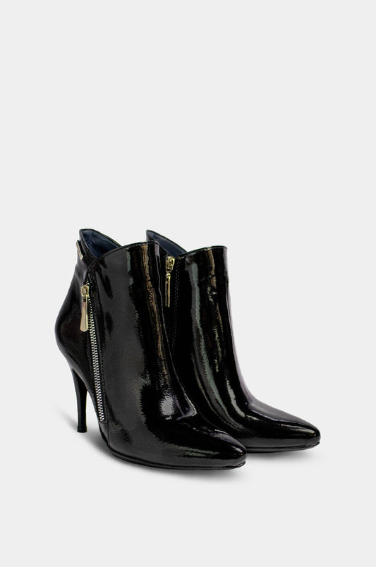 BOTINES PARA MUJER REALEZA NEGRO SANTORINI - vista 45 grados