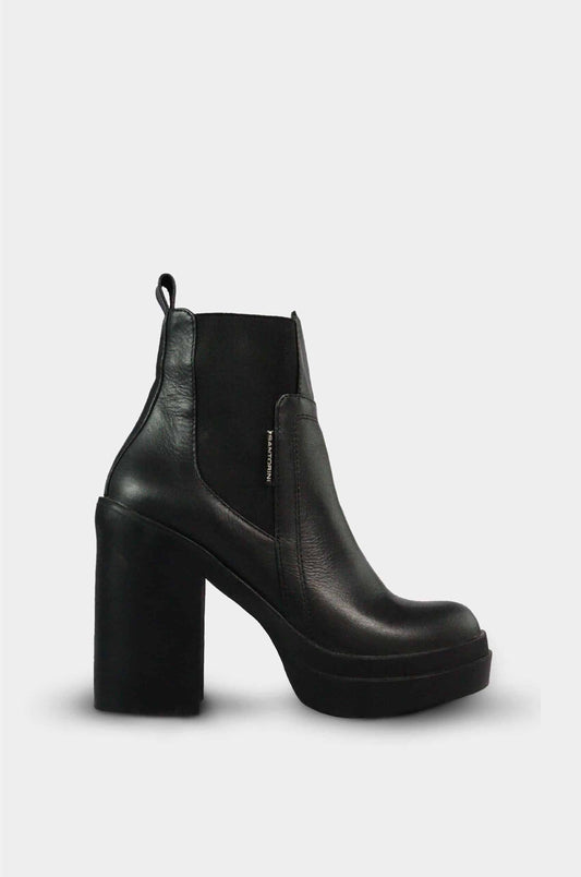 BOTINES PARA MUJER ROXI CUERO NEGRO SANTORINI - vista principal