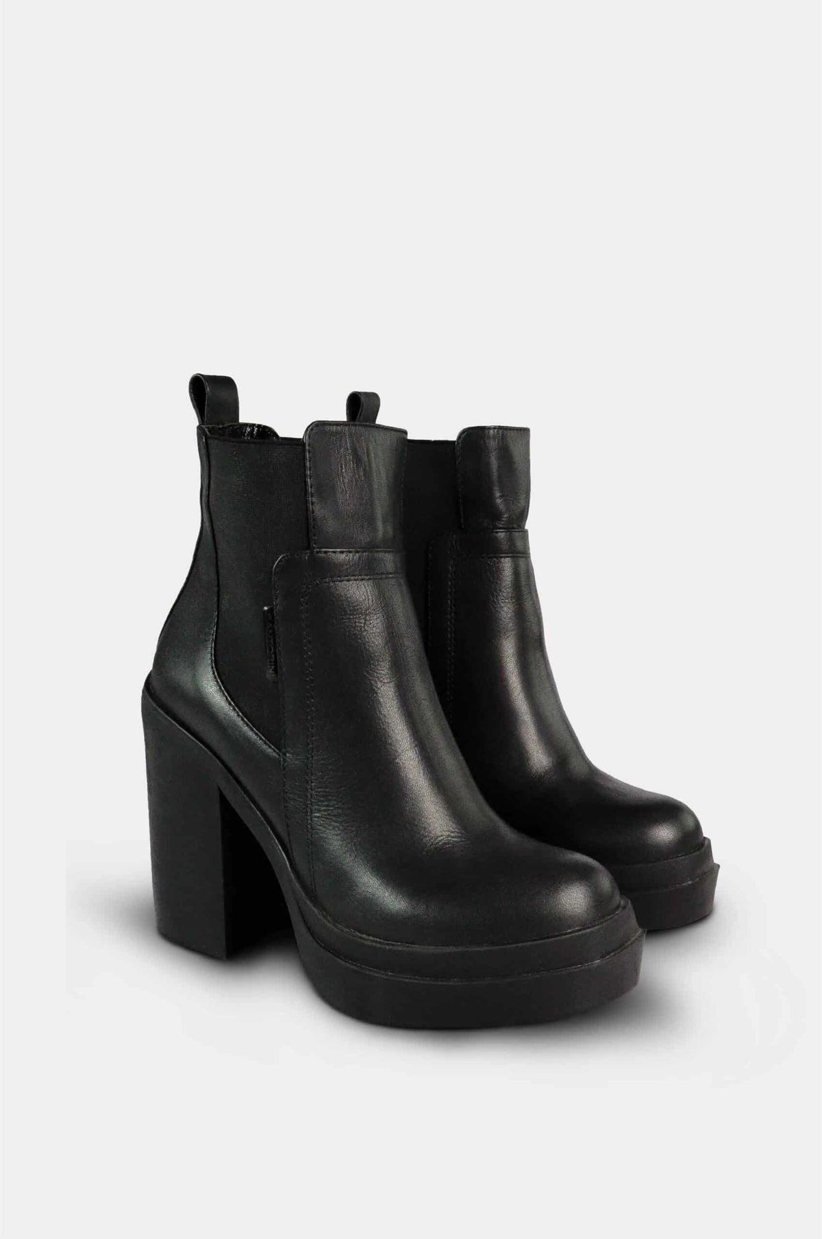 BOTINES PARA MUJER ROXI CUERO NEGRO SANTORINI - vista 2