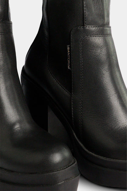 BOTINES PARA MUJER ROXI CUERO NEGRO SANTORINI - vista 3