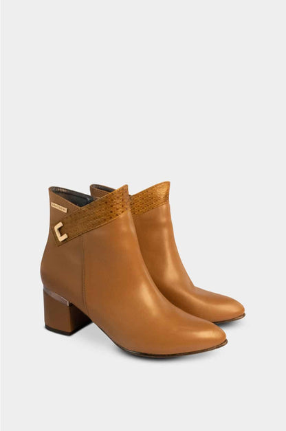 BOTINES PARA MUJER SEDA MIEL SANTORINI - vista 2
