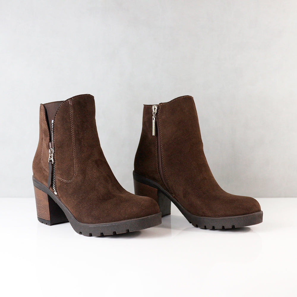 BOTINES PARA MUJER SHELBY CAFE SANTORINI - vista 3
