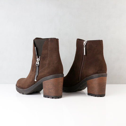 BOTINES PARA MUJER SHELBY CAFE SANTORINI - vista 4