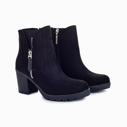 BOTINES PARA MUJER SHELBY NEGRO SANTORINI - vista principal