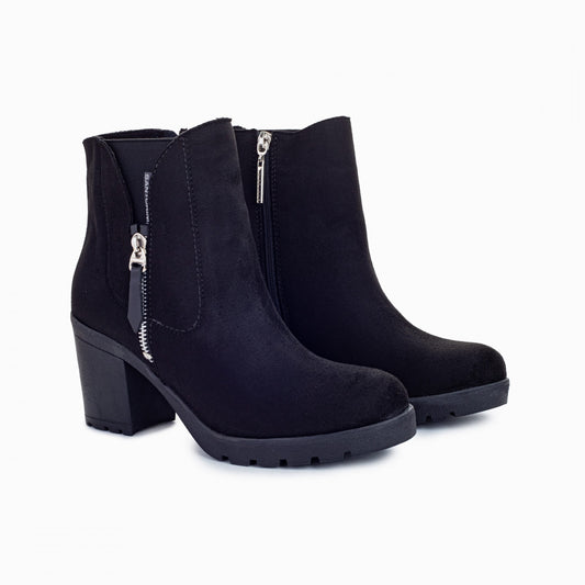 BOTINES PARA MUJER SHELBY NEGRO SANTORINI - vista principal
