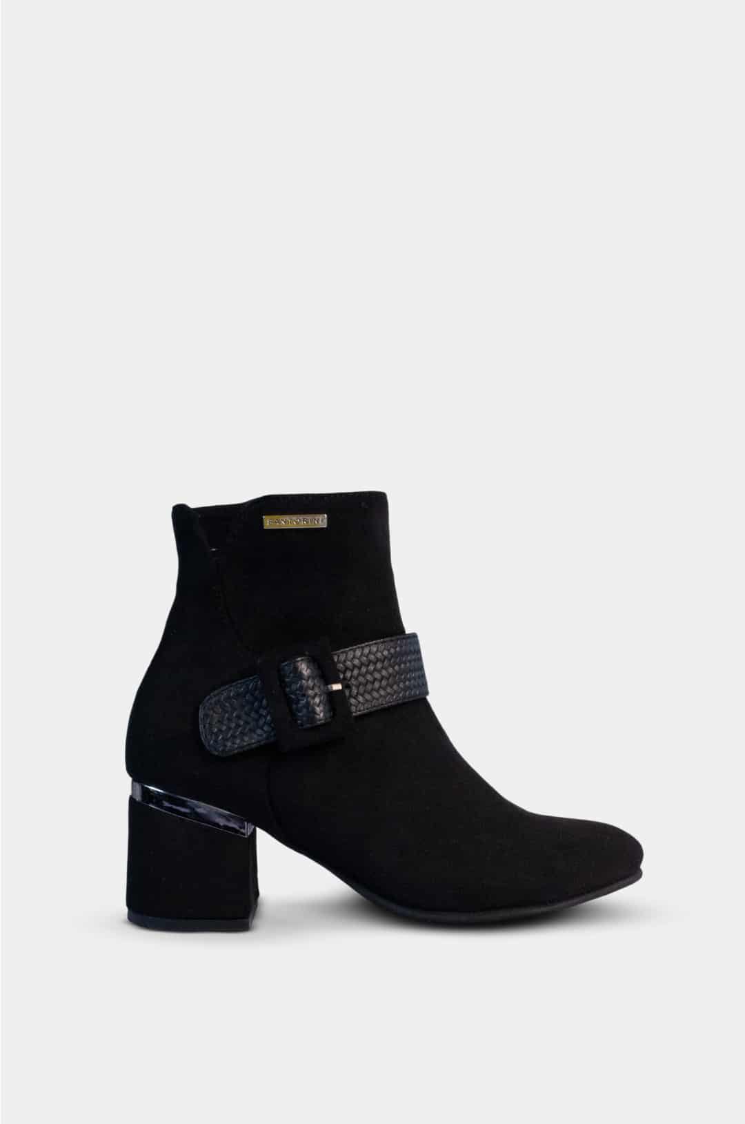 BOTINES PARA MUJER SUTIL NEGRO SANTORINI - vista principal