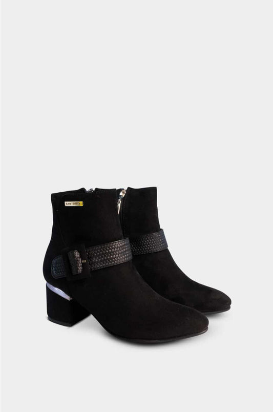BOTINES PARA MUJER SUTIL NEGRO SANTORINI - vista 2