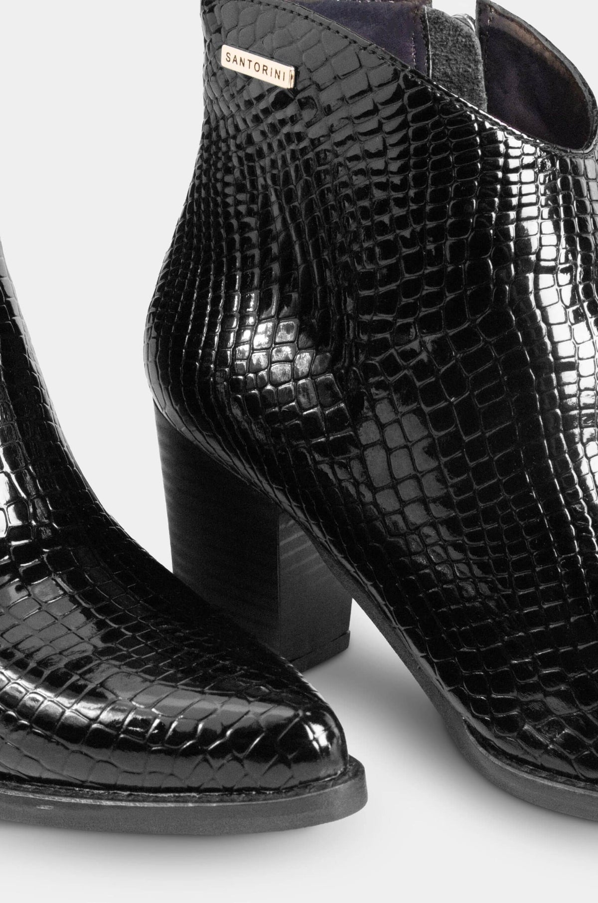 BOTINES PARA MUJER TERAN NEGRO SANTORINI - vista 3