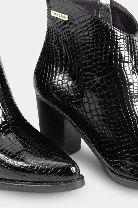 BOTINES PARA MUJER TERAN NEGRO SANTORINI - vista 3