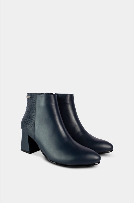 BOTINES PARA MUJER THAIANA1 CUERO AZUL SANTORINI - vista 2