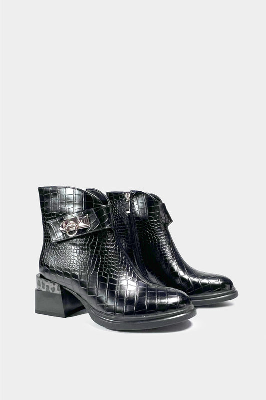 BOTINES PARA MUJER VENTO NEGRO SANTORINI - vista 2