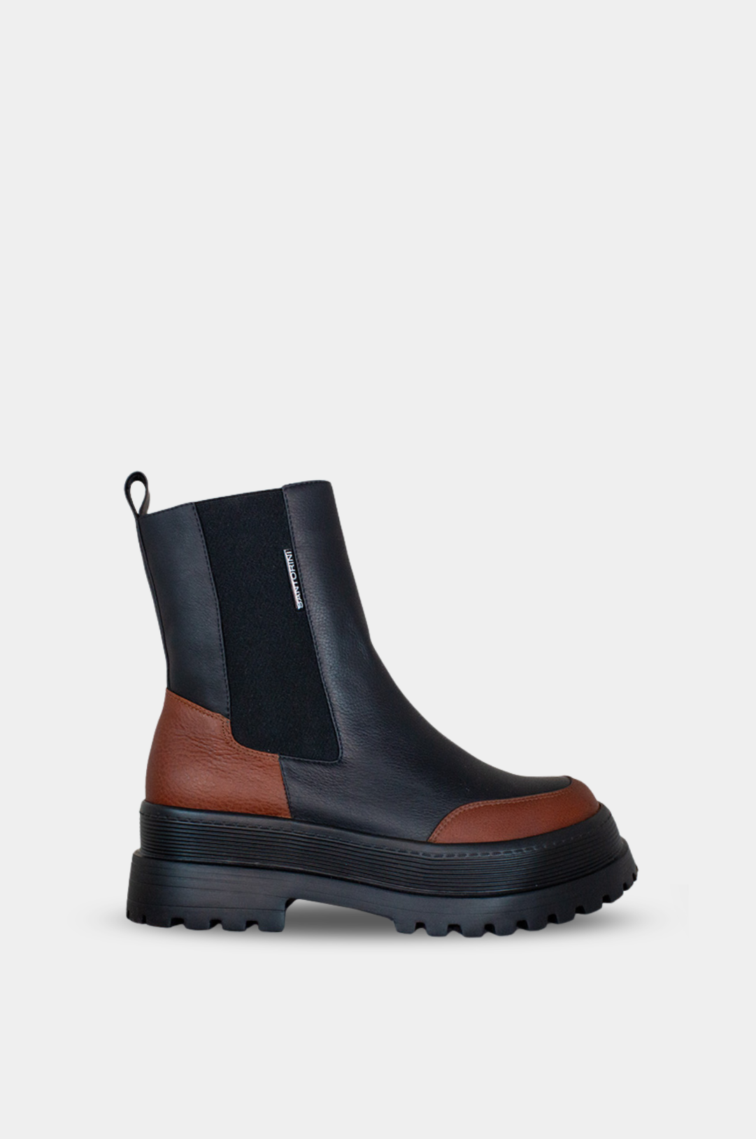 BOTINES PARA MUJER CHOLE CUERO NEGRO
