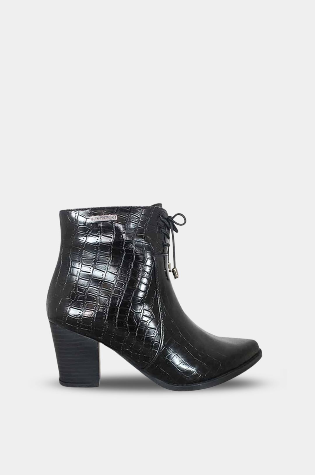 BOTINES PARA MUJER PANAL NEGRO