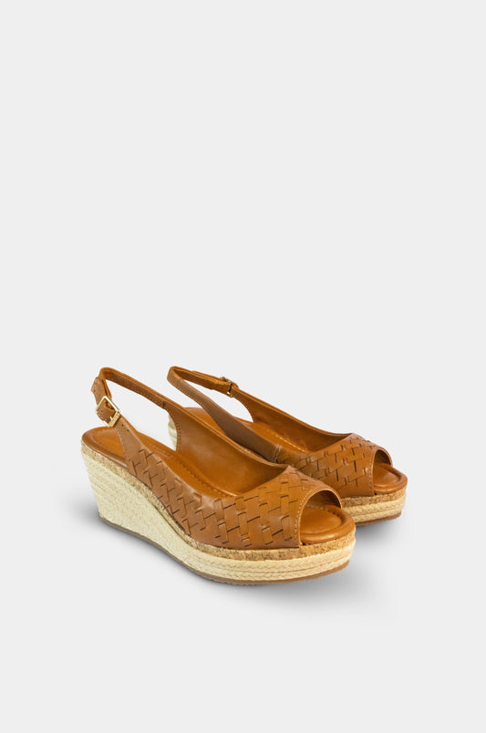 SANDALIAS PARA MUJER COMFY CUERO CANELA BOTTERO - vista 2